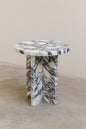 Calacatta Viola Marble Side Table