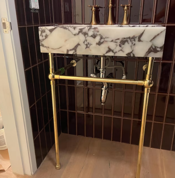 Violetta Marble Sink and Legs