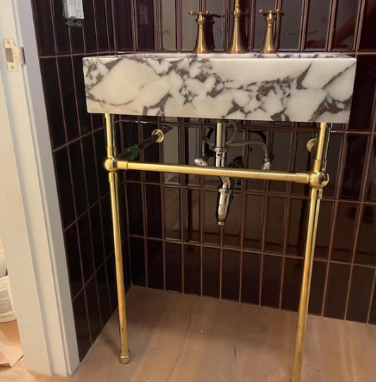 Violetta Marble Sink and Legs