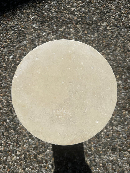 Travertine Marble Side Table