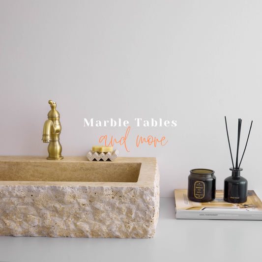 Travertine Marble Natural Surface Sink