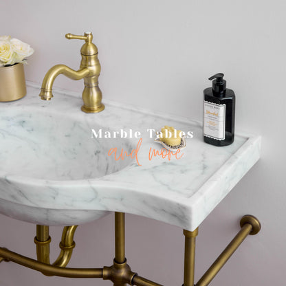 Marble Sink and Backsplash