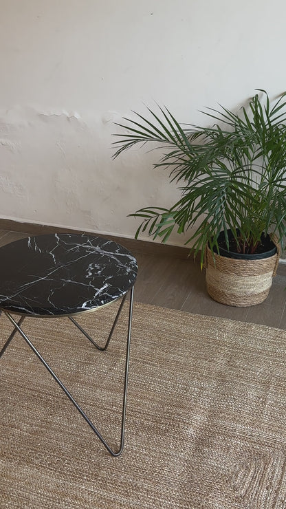 Nero Marquina Side Table