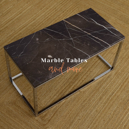 Brown Emperador Coffee Table