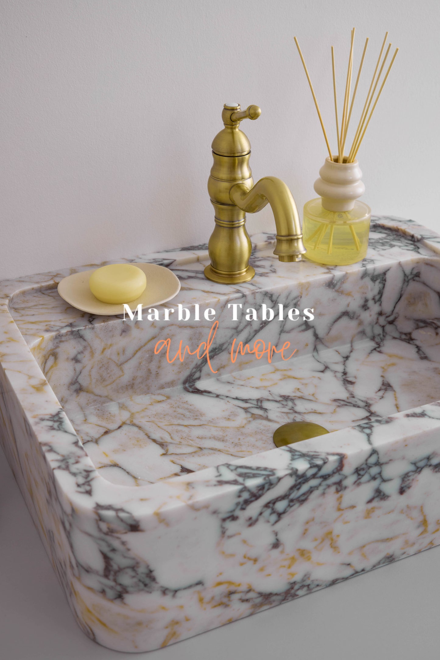 Calacatta Viola Marble Sink