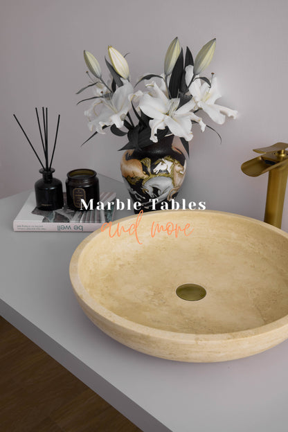 Travertine XL Sink