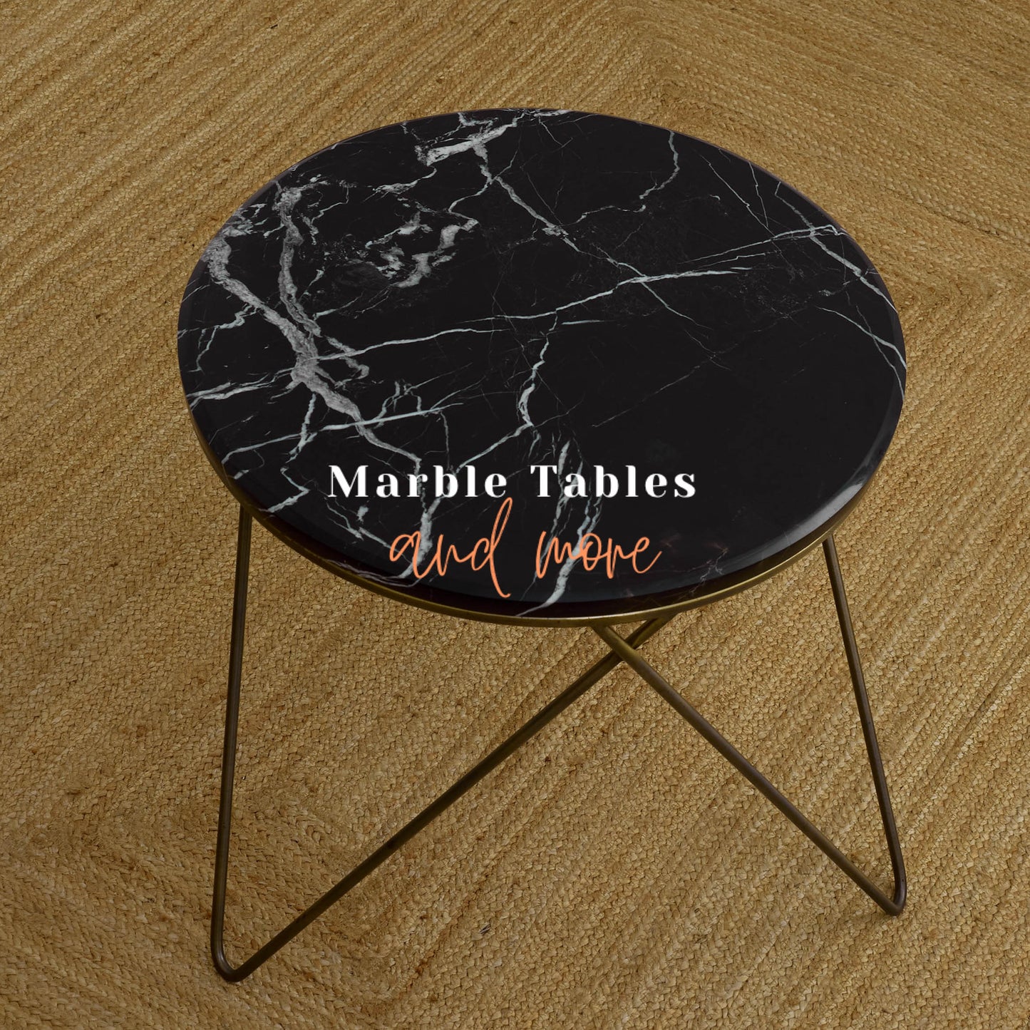 Nero Marquina Side Table