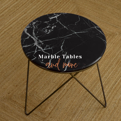 Nero Marquina Side Table