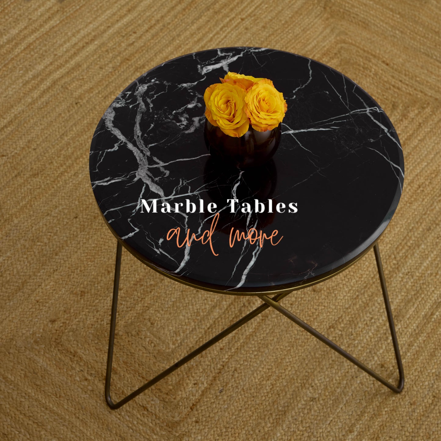 Nero Marquina Side Table