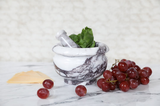 Marble Mortar and Pestle