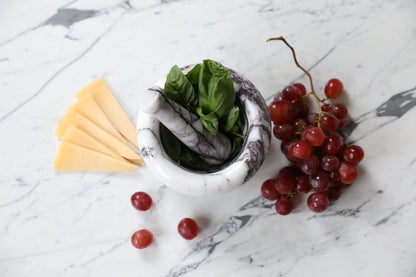 Marble Mortar and Pestle