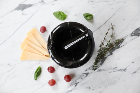 Marble Mortar and Pestle