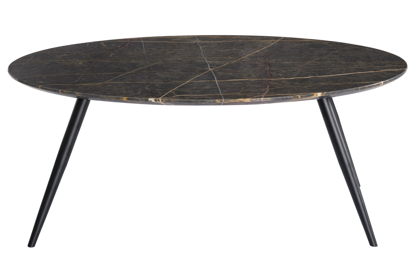 Oval Shape Saint Laurent Marble Coffee Table